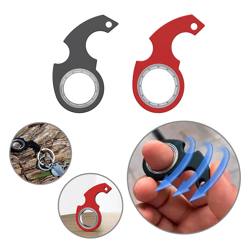 Keychain Fidget Spinner Anxiety Stress Relief Toy