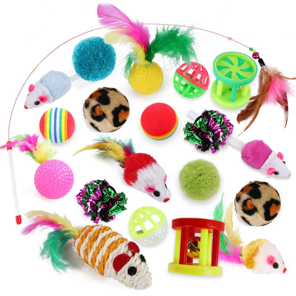 20 Pack Interactive Cat Toys