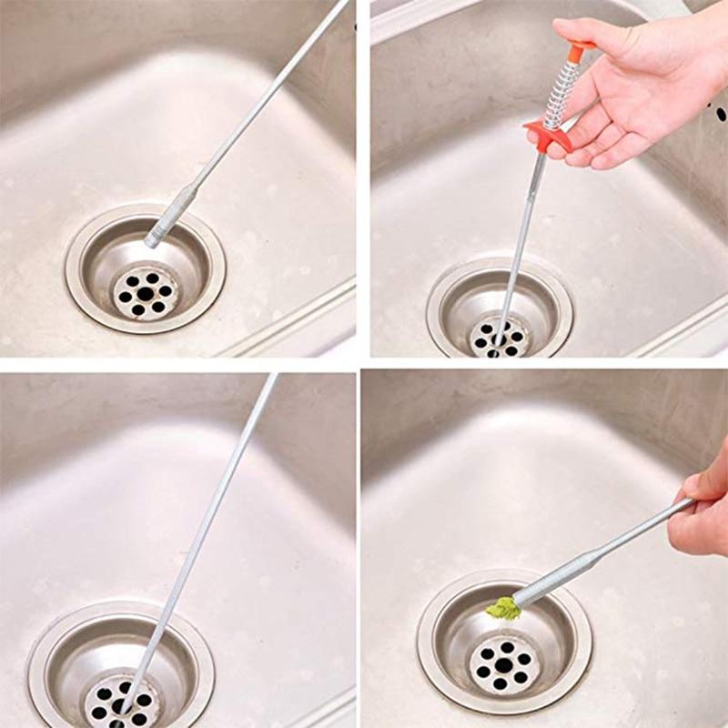 Spring Pipe Cleaning Tool